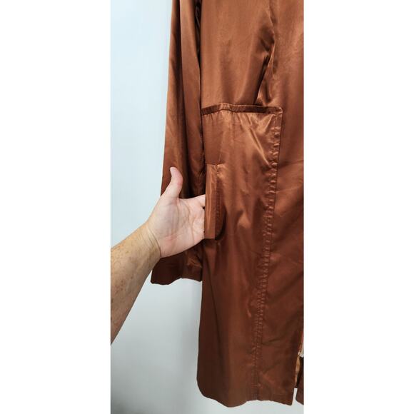 Christian Lacroix Gold Bronze Long Coat Size 38 US Size 6 - Picture 8 of 13